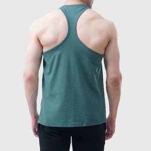 Camiseta sin mangas de algodón de color sólido para hombre, cuello redondo, informal, transpirable, de punto, para verano, para gimnasio, para fitness, para hombre, todas las tallas - Product Image 3