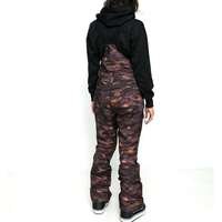 Pantalon de ski camouflage imperméable haute performance coupe-vent et isolé pour homme et femme, idéal pour le snowboard et les activités hivernales en extérieur