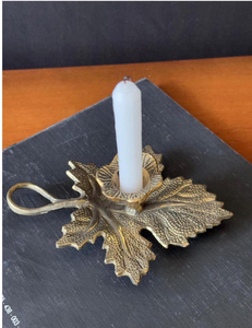 Vintage <b>Brass</b> Candle <b>Holder</b> Arts And Crafts Style Home Decor Handmade <b>Brass</b> <b>Candlestick</b> Stand Decorative Taper Candle <b>Holder</b> - Product Image 4