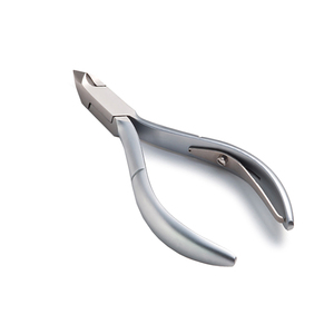 Pince à cuticules professionnelle multicolore en titane, courbée, pour pédicure et manucure, coupe-ongles à ressort en acier inoxydable - Product Image 5