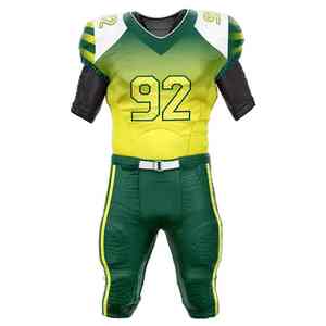 Uniforme de Fútbol Americano Personalizado, Transpirable, para Hombre, Mujer y Jóvenes, Sublimado, con Tela Twill, para Juego, OEM, ODM - Product Image 5