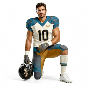 Sports Clothes Precision Quality Assured Custom American Football Uniform Set with OEM Services at Factory Sale Rate - Product Image 5