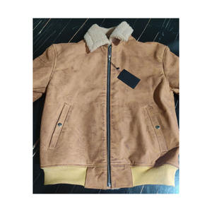 Veste universitaire pour femme personnalisée OEM en cuir véritable avec fermeture éclair, chauffante, coupe-vent et respirante – Vente en gros - Product Image 1