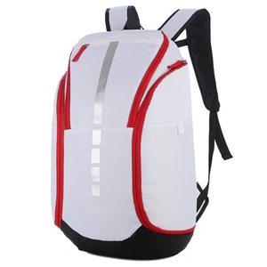 <b>Black</b> Nylon Sports Backpack with Reflective Stripe 50-70L Capacity for Gym and Outdoor Use - Product Image 5