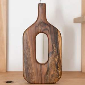 Jarrón de Flores de Madera con Acabado Natural, Fabricado por Fabricante OEM con Madera de Alta Calidad, que Mejora la Estética de la Decoración del Hogar Ecológica - Product Image 1
