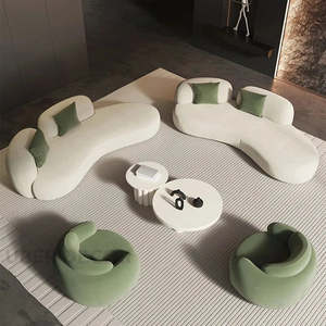 Sofá perezoso multifuncional de diseño nórdico de lujo europeo Graz para apartamentos modernos de adultos modernos - Product Image 3