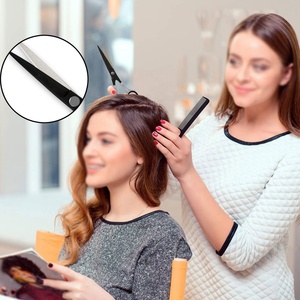 Ciseaux de coiffeur professionnels les plus vendus, manche long, acier inoxydable, lame droite, pointe acérée, fournitures de salon de coiffure - Product Image 6