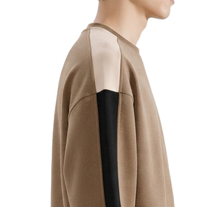 Sweat-shirt à col rond OEM avec logo personnalisé pour hommes et femmes, en molleton de coton doux, à manches longues, pull décontracté, vêtements streetwear, fournisseurs - Product Image 4