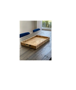 Bandeja de Servicio de Madera Moderna, Hecha a Mano, Personalizable y de Alta Calidad, Diseñada para Eventos Corporativos y Exhibiciones de Catering Premium - Product Image 1