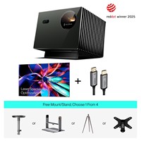 NOUVEAU projecteur laser triple 4K Valerion UST, projecteur laser triple 4K UST à très courte focale pour maison intelligente, ultra courte focale