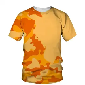 T-shirts vierges 100 % polyester pour sublimation, personnalisables avec logo, t-shirts unis pour hommes - Product Image 3