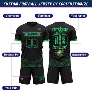 เสื้อฟุตบอลแบบกำหนดเองสำหรับผู้ชาย ชุดทีมเยาวชน ชื่อและหมายเลขส่วนตัว โลโก้ ผู้จัดจำหน่ายขายส่ง - Product Image 5