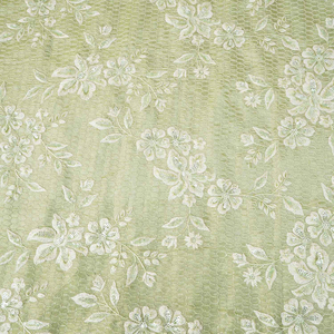 African <b>Sequin</b> Embroidery Fabric Digital Print Mesh Lace Textile For Kaftan Fashion And Apparel Import Buyers - Product Image 5