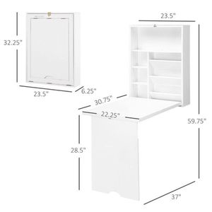 Armadietto da Parete Bianco per Organizzazione Documenti - Product Image 3