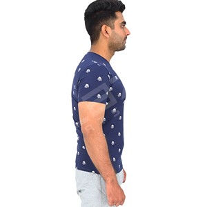 Camisetas Holgadas para Hombre, 100% Algodón, Tejido de Lana, Ecológicas, Transpirables, Estilo Hip Hop, Impresión Personalizada - Product Image 6