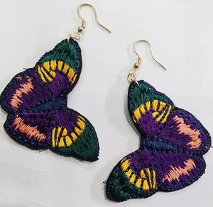2025 Trending Multi-Color Seed Bead <b>Crocheted</b> Flower Earrings Handmade Jewelry for Women Fashionable Multi-Colored Hoop Earrings - Product Image 3