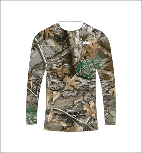 เสื้อยืดแขนยาวลายพรางสำหรับล่าสัตว์ในป่า ระบายอากาศได้ดี เหมาะสำหรับการฝึกซ้อมกลางแจ้ง - Product Image 2