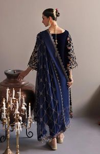 Luxury Women Festive Suits Evening <b>Dresses</b> Wedding Wear Handcrafted Embroidery Custom Design Size Color - Product Image 3