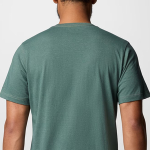 T-shirt en coton décontracté pour homme, tissu léger, manches courtes, avec logo personnalisable. - Product Image 5
