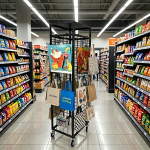 Étagère de rangement multi-niveaux en métal pour magasin et entrepôt LP-HR-001 - Product Image 3