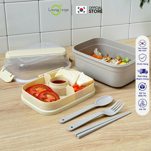 SB TECH BPA Free High Quality High Capacity Multi Salad <b>Lunch</b> <b>Box</b> Portable Reusable Rectangle 1400ml Microwavable 1 Compartment - Product Image 4