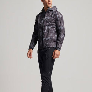 Chaqueta de Senderismo con Capucha para Hombre BIG TEN APPAREL, Cortavientos, Reversible, Transpirable, con Cierre de Cremallera, Estilo Deportivo, Invierno, Corte Ajustado, Poliéster - Product Image 2
