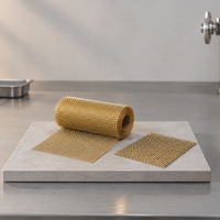 [APEC] Maille de fil de laiton industriel de haute précision, maille de fil de laiton doré pour la décoration intérieure et la filtration industrielle