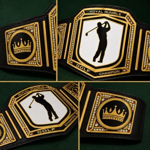 Cinturón de Campeonato de Golf Personalizado con Logotipo, Cinturón de Premio para Campeón de Golf, Cinturón de Trofeo Deportivo de Cuero Original - Product Image 5
