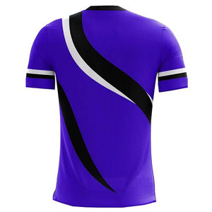 Camiseta Sublimada para Hombre, Ligera, Transpirable, Sostenible, de Poliéster/Algodón, Tejido de Punto, Manga Corta, Personalizable, de Alta Calidad - Product Image 4