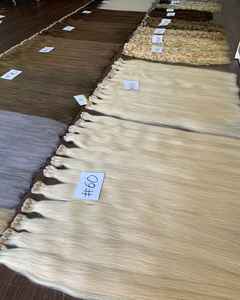 Viet Nam 100% Extensiones de cabello Remy de cutícula alineada Hueso Recto Color claro Invisible HD Trama de piel de encaje Paquete crudo de un solo donante - Product Image 3