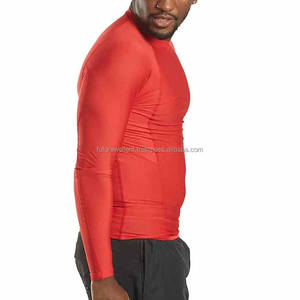 Top Tendance En Gros Logos Personnalisés MMA Rush Guard Bjj OEM Conceptions T-shirts De Compression Pour Hommes - Product Image 3