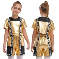 6-16 Costumes de danse pour enfants Ensemble de vêtements de danse unisexe pour enfants Filles Garçons Stage Hip Hop Jazz Stage Dance Performance Wear