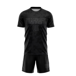 Uniforme de Fútbol de Secado Rápido y Transpirable, 100% Poliéster, Jersey y Pantalones Cortos con Cordón, Impresión por Transferencia de Calor, Nombre del Equipo Personalizado, Unisex - Product Image 1