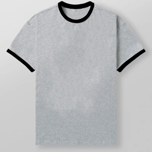 Camisetas de Manga Corta para Hombre, Estilo Clásico, Diseño Moderno y Cómodo, Peso Medio, Cuello en Contraste, con Dobladillo Elástico en las Mangas - Product Image 3