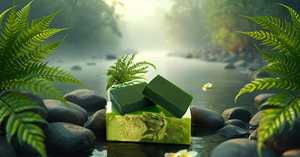 Jabón Artesanal de Neem Herbal, Antibacterial, Control del Acné, Cuidado de la Piel Natural y Orgánico, Fabricante, Venta al por Mayor, Exportación, GMP, ISO - Product Image 5