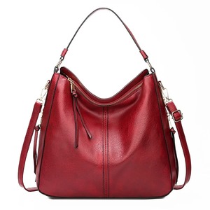 2026 PU Leather Made Shoulder Bag Women Zipper Tote Handbag <b>Large</b> Capacity Portable Office Travel <b>Purse</b> For Ladies - Product Image 1