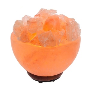 Lámpara de Sal del Himalaya LED USB, Tallada a Mano en Piedra Natural, Ecológica, para Aromaterapia y Relajación, Venta al Por Mayor OEM, Navidad - Product Image 6