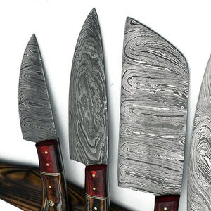 Juego de Cuchillos de Cocina de Acero de Damasco de Grado Profesional, Diseño Moderno y de Alta Calidad, Cuchillos de Chef Duraderos y Confiables para el Uso Diario - Product Image 6