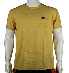 Camiseta Personalizada de Alta Calidad para Hombre, con Lavado Ácido, Servicio OEM, Ecológica, 100% Algodón, Proveedores de Bangladesh - Product Image 1