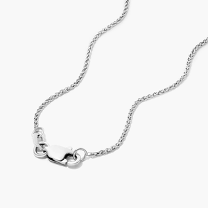 Collar de Moissanita para Mujer, Cadena Fina y Delgada, Estilo Diamante, Plata de Ley 925, Joyería Elegante para Ocasiones Especiales - Product Image 6