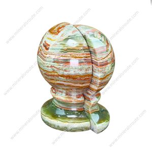 Sujetalibros de Mármol Natural Verde, Hechos a Mano, Grabados, Ajustables, de Forma Irregular, Diseño Moderno, Multicolores, para Decoración y Regalos - Product Image 5