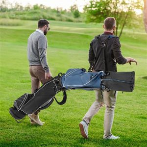 Borsa da Golf Leggera in Poliestere Blu con 4 Tasche con Cerniera e 3 Divisori per Viaggi Comodi - Product Image 3