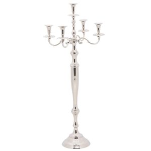 Elegant Aluminum Candelabra Candle Holder for Wedding Table Decoration Luxury Centerpiece for Home Party Event Use - Product Image 2
