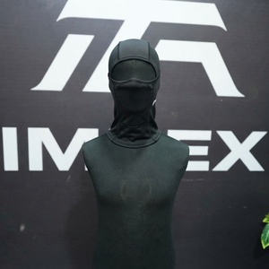 Cagoule noire intégrale respirante et imperméable, style sport, usage quotidien, extérieur, unisexe adulte 56-58cm - Product Image 1