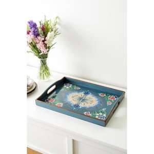 Bandeja Rectangular Grande para Desayuno y Almuerzo, Bandeja de Madera Artesanal, Bandejas Decorativas con Recubrimiento de Laca Impresas Personalizadas al por Mayor - Product Image 2