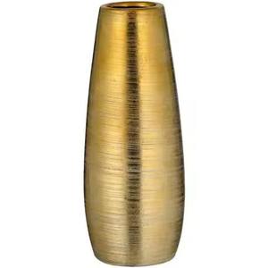 Vase à fleurs décoratif en métal élégant, vase floral haut de gamme pour centre de table de salon - Product Image 1