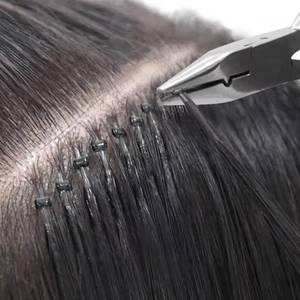 Kit d'outils de pose et de retrait d'extensions capillaires Morje Surgical de haute qualité avec pinces en acier inoxydable et étui violet - Product Image 6