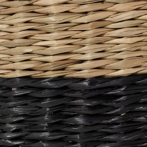 Black <b>Large</b> Wicker Seagrass Storage <b>Basket</b> Handmade Storage <b>Basket</b> Wholesale eco-friendly Made Viet Nam - Product Image 4