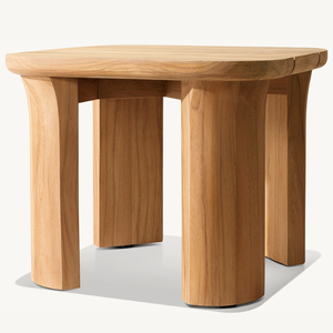 Mesa de Centro de Madera de Teca Ecológica y Duradera, Hecha a Medida, para Sala de Estar, Diseño Moderno, Acabado Liso - Product Image 5