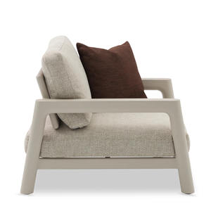 เก้าอี้ทาเลีย 1 ที่นั่ง ทำจากไม้สักแท้คุณภาพสูง พร้อมเบาะรองนั่ง สำหรับใช้ภายในหรือภายนอกอาคาร - Product Image 4